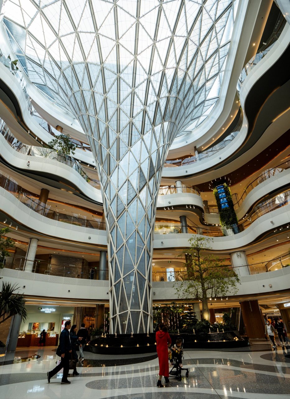 绿色生态与建筑美学结合|南飞鸿乐荟中心 南三环的南飞鸿乐荟中心,没