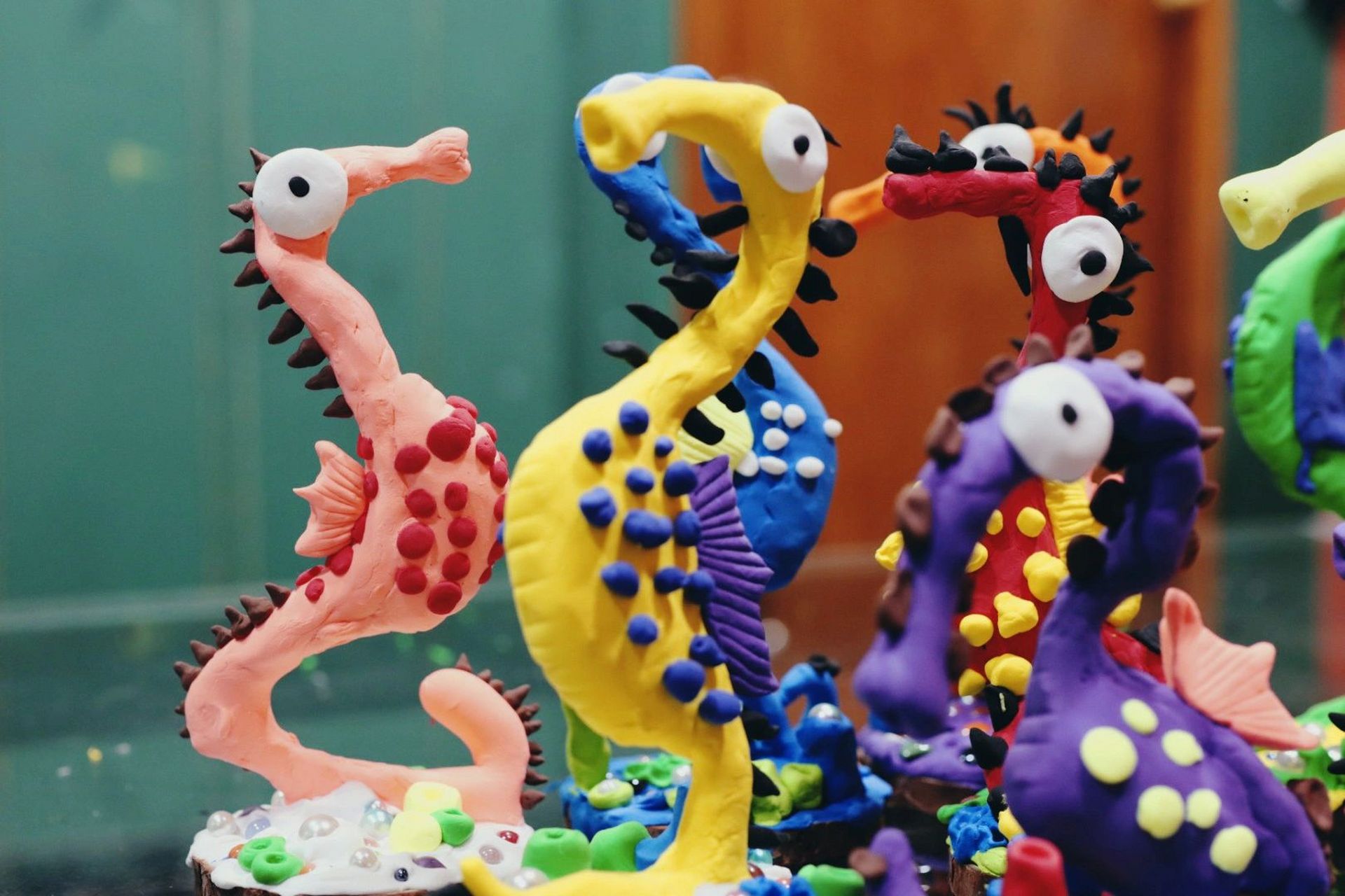 粘土立体综合课程《海马》 少儿综合立体课程