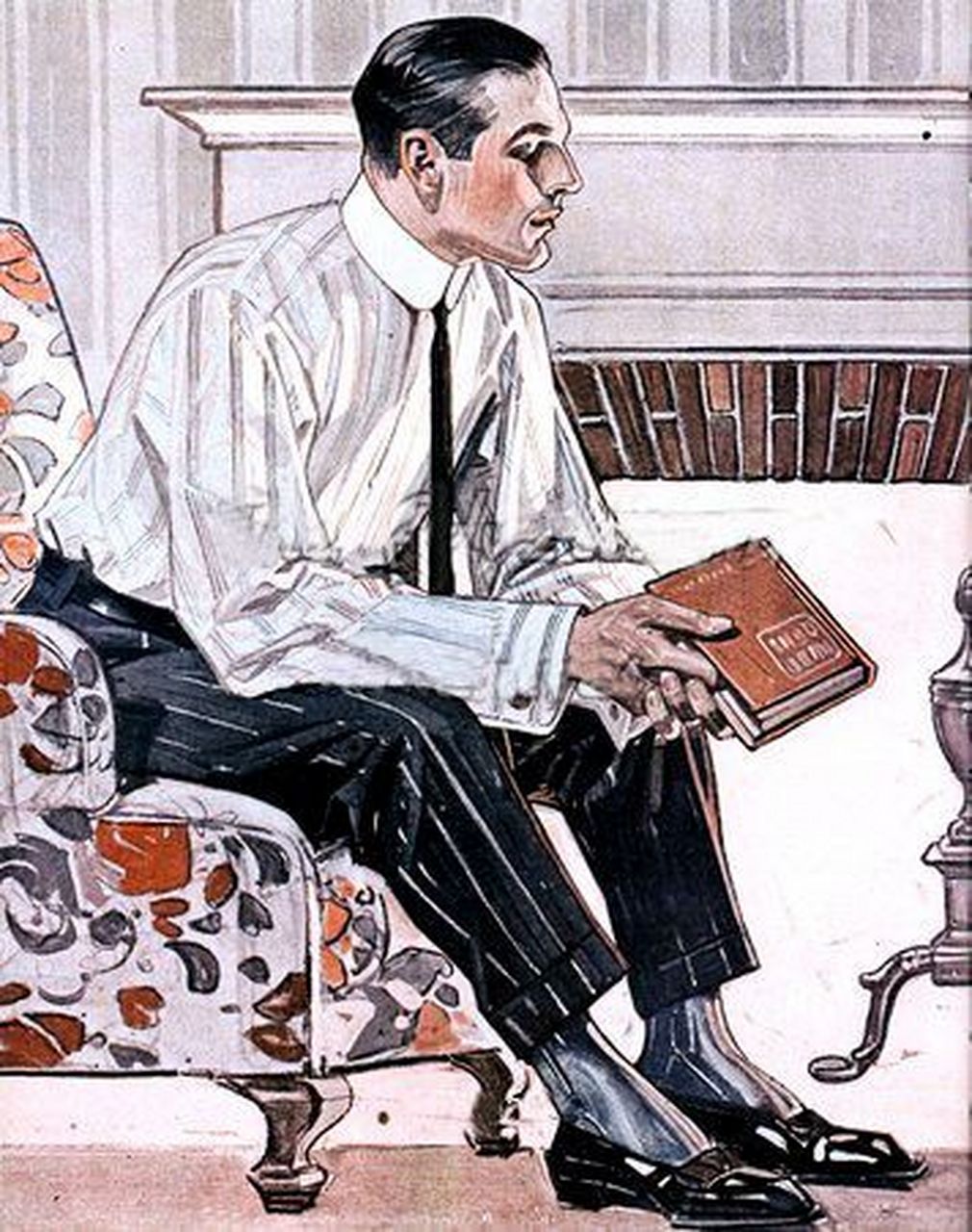 美国上世纪海报(二) 扎实的体积,复古的色彩,人物红润的面颊充满生命