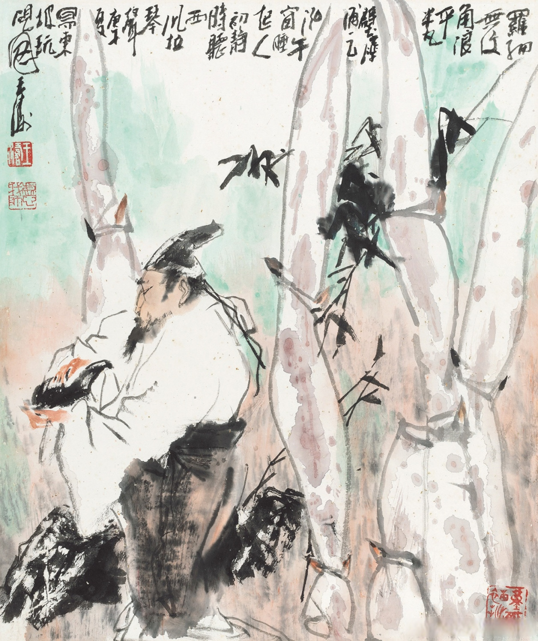 画家王涛人物画