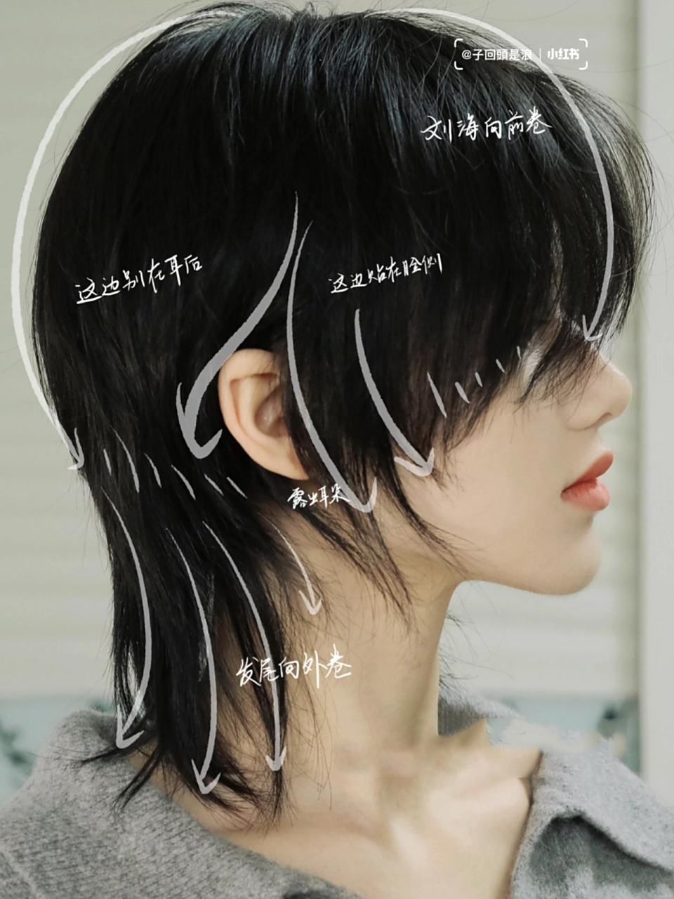 日系短发|如何获得一颗不翻车的鲻鱼头7015 之前发的一篇鲻鱼头