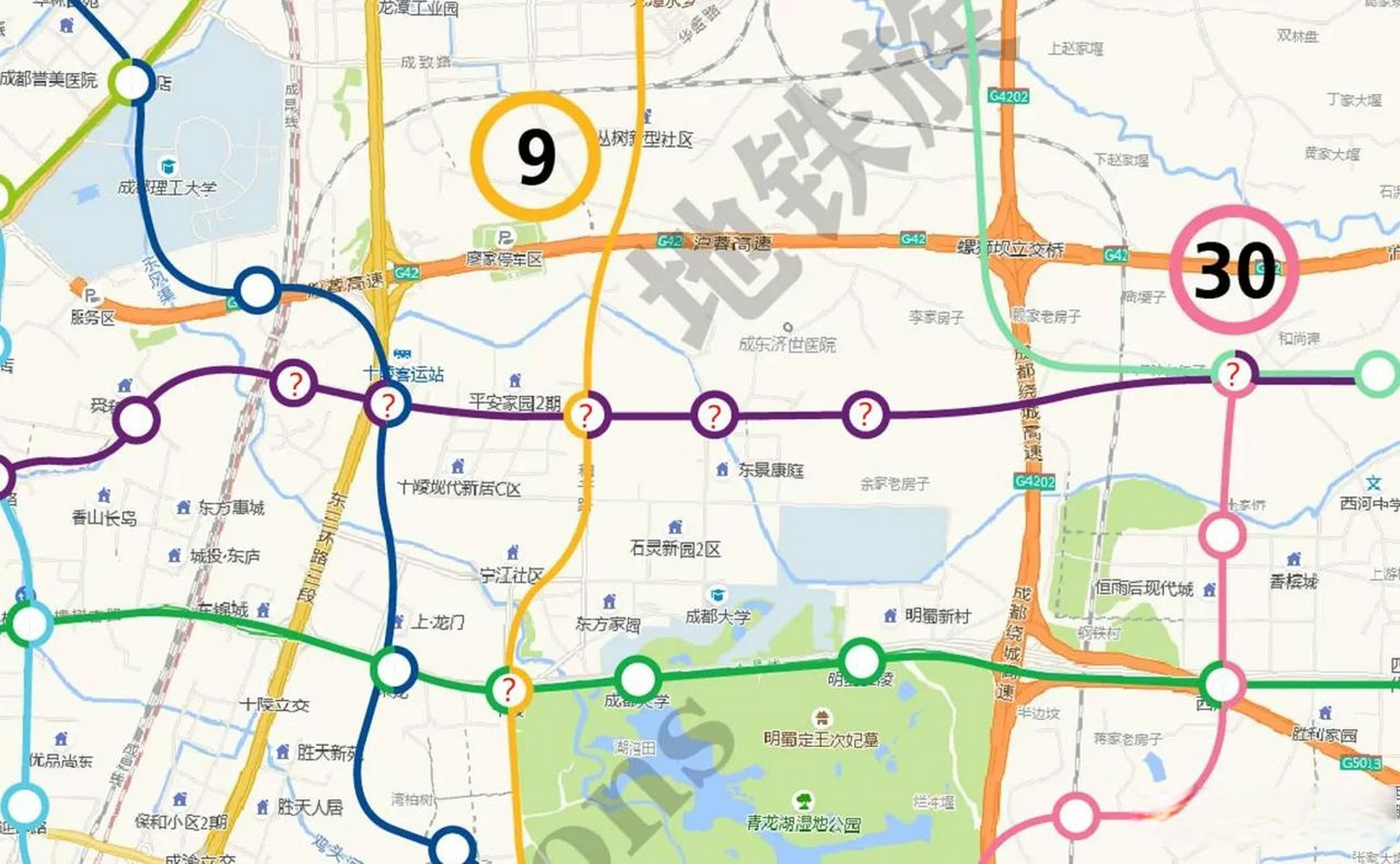 十陵地铁线大利空?9号线二期止步行政学院,12号线也停留在三环内!