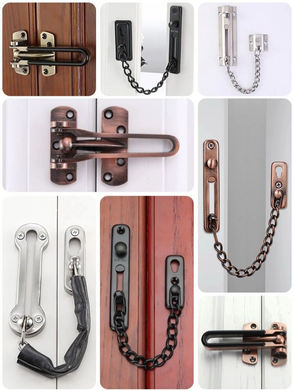 五金解决方案——防盗链 97在建筑业或锁具行业中,防盗门链又称为