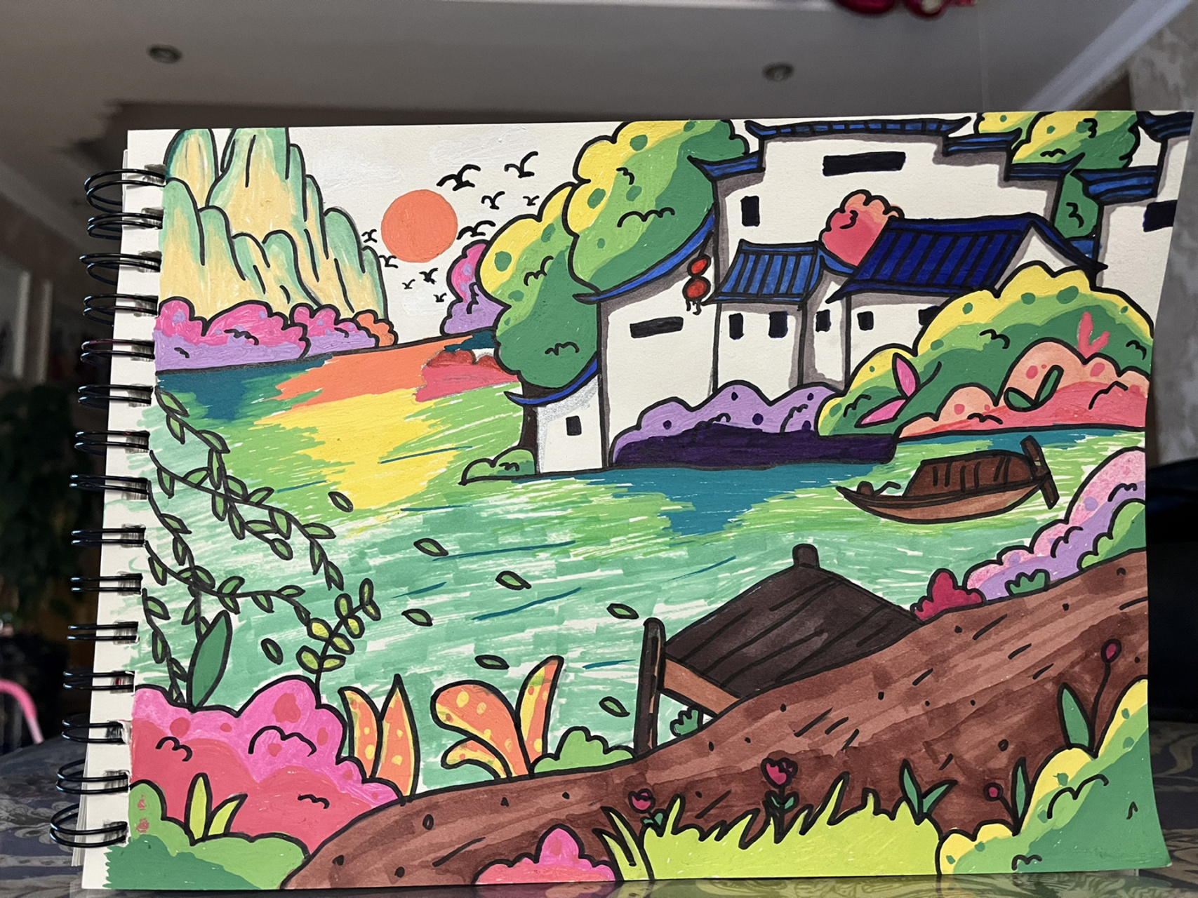 春天主题绘画来了 大家有喜欢的主题画欢迎下方留言哦