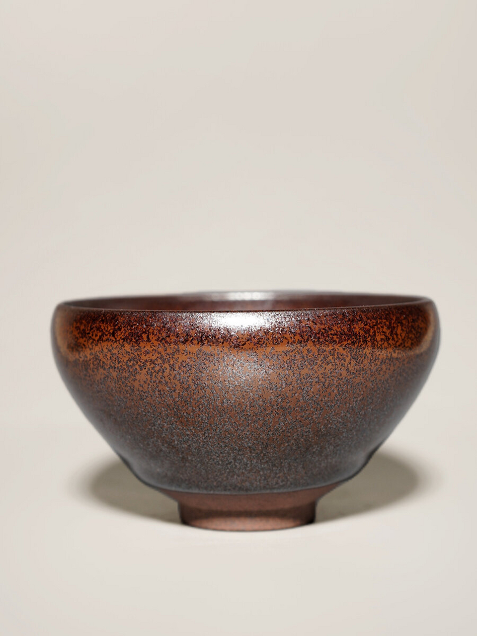 每天欣赏一只建盏 | 古法烧制的名家手作杯 在建盏行业中作为杂色釉