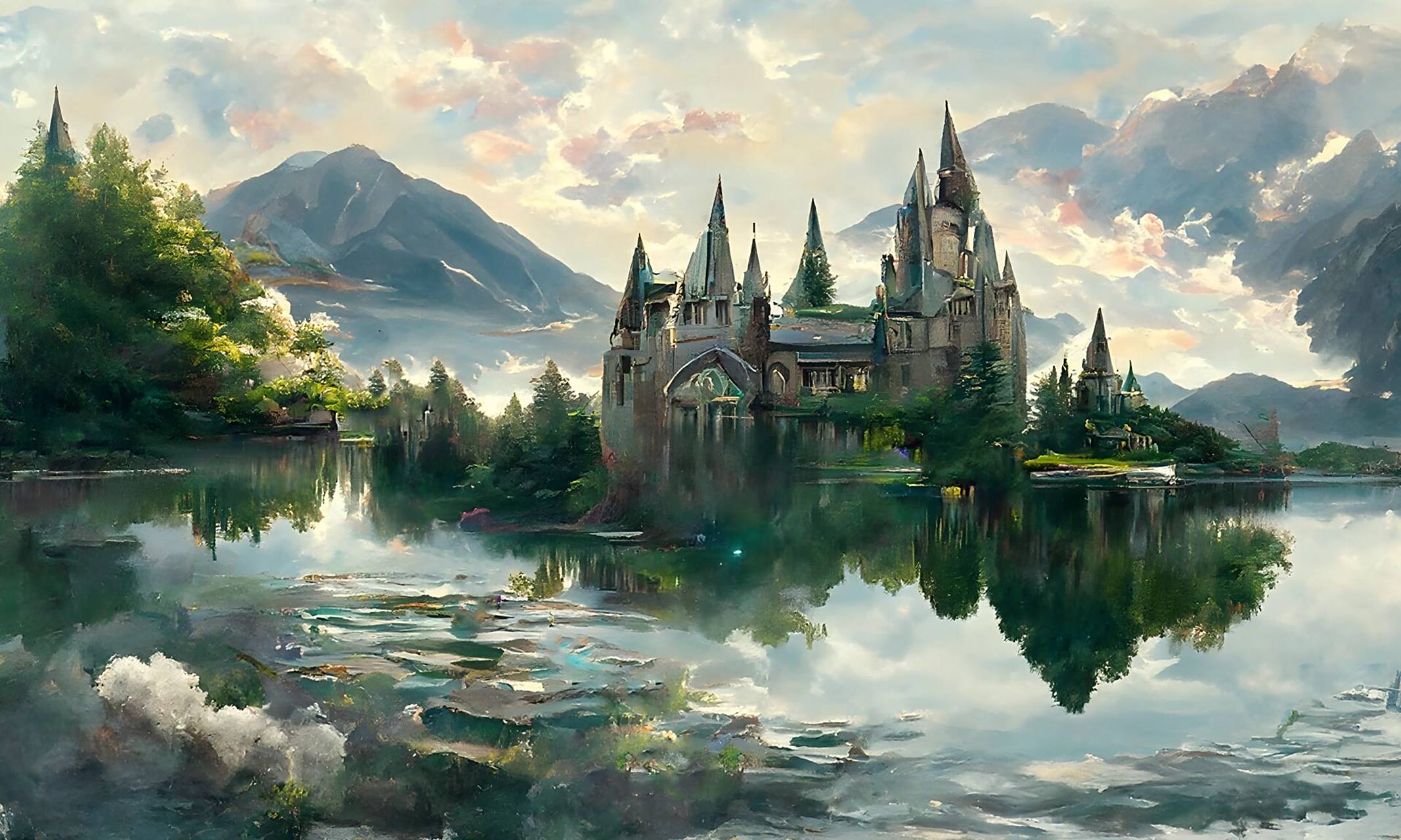 潮起潮落云卷云舒,霍格沃茨岁月静好949494 给平板换上这套壁纸