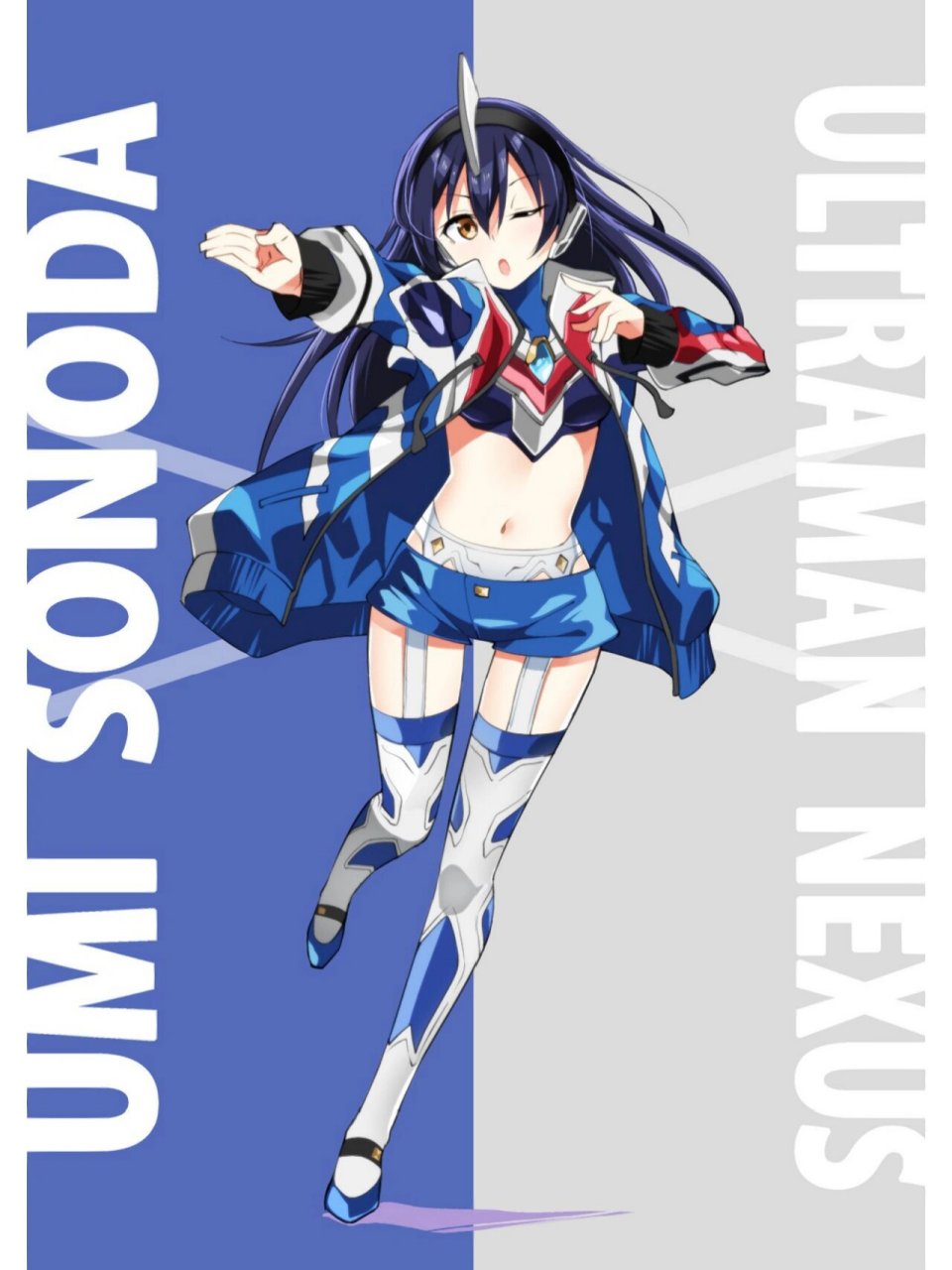 奥特曼娘化第五弹 是旧平成的几位加上公主,希梦不够了所以就把他们