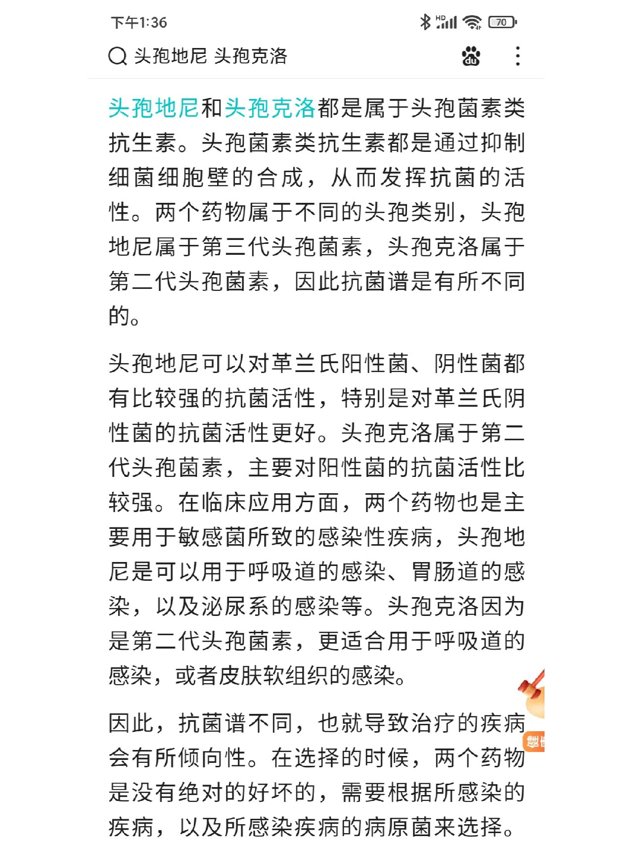 新达罗头孢克洛图片