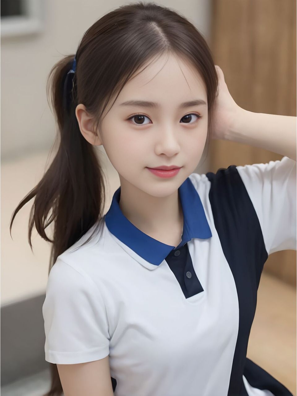 ai绘画-校服-青春