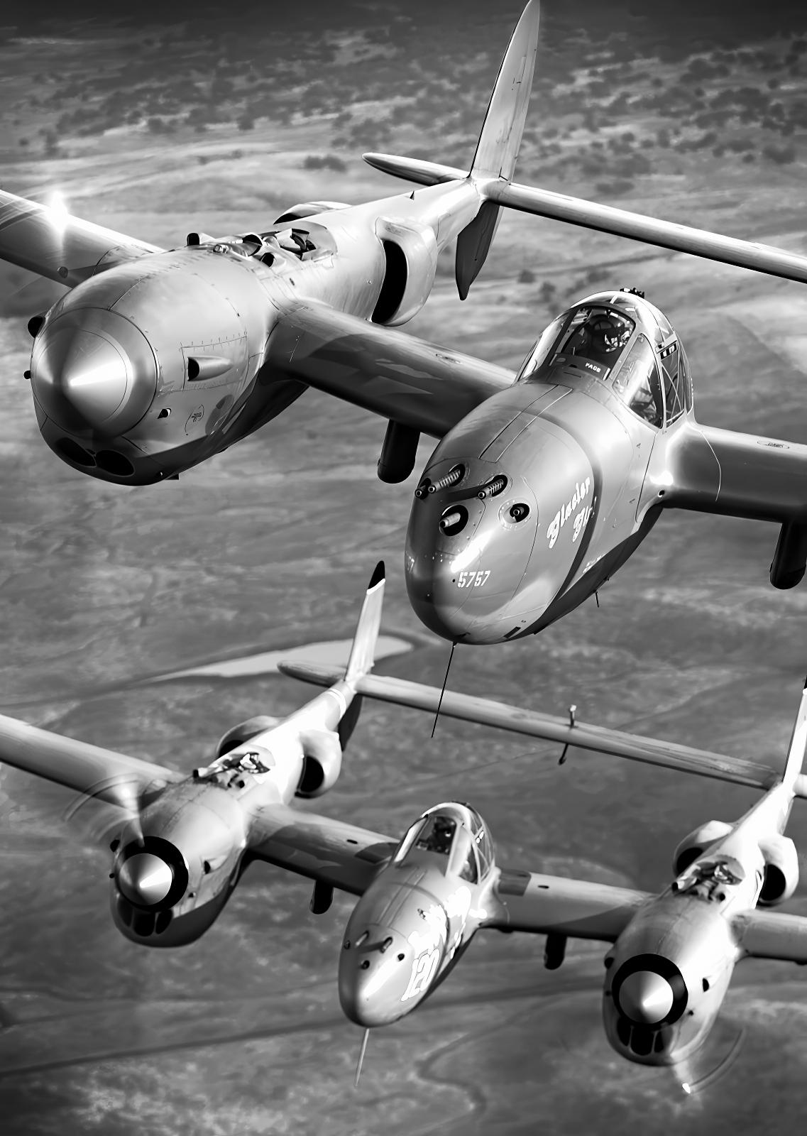 侦察,对地攻击,俯冲二战战斗机双尾翼战斗机二战飞机美国二战飞机二战