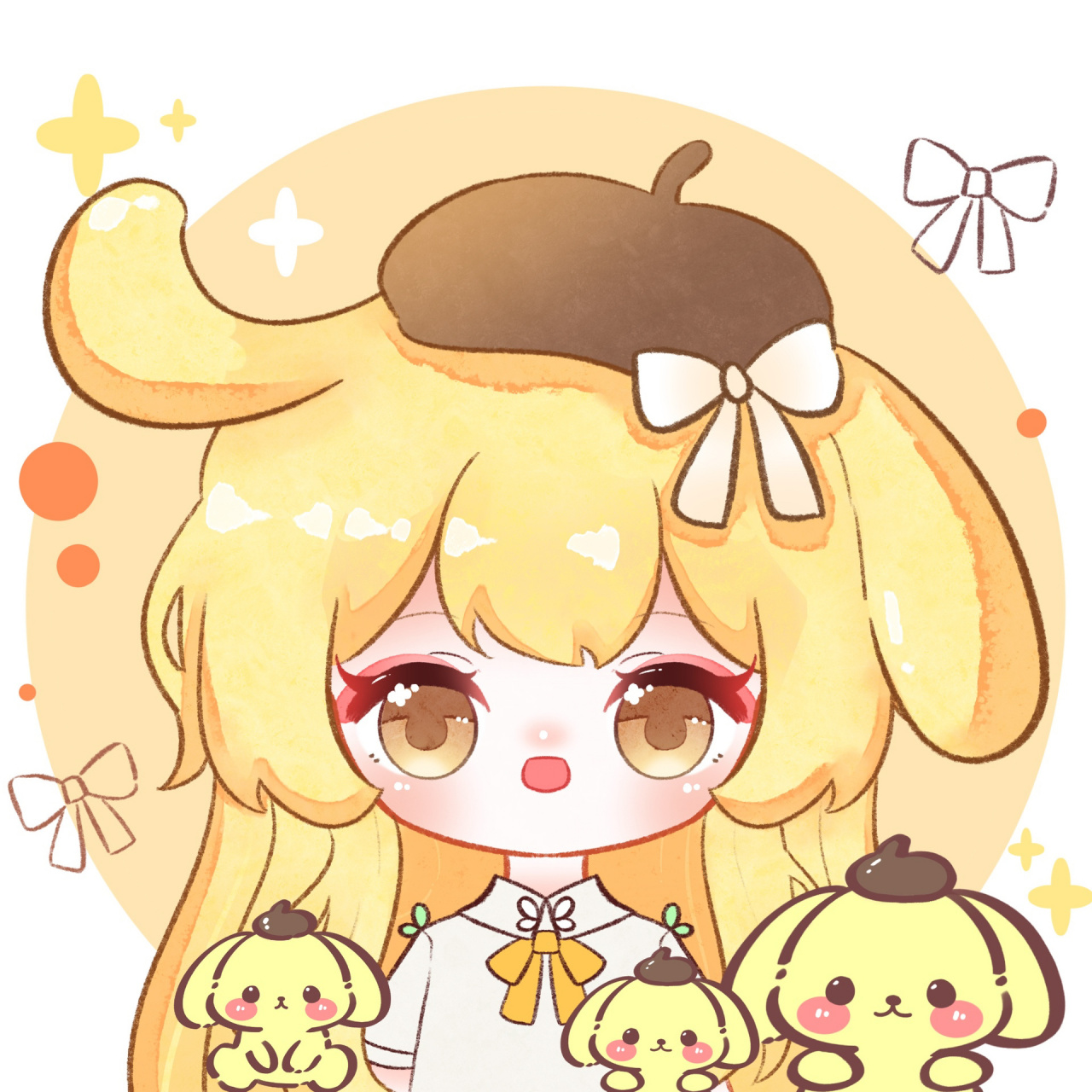 三丽鸥头像(自拿 没耐心的我 就这样吧 不画哩