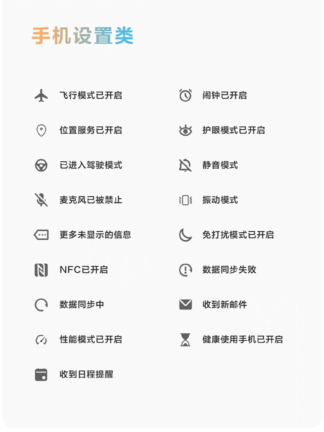 95华为手机状态栏图标7515你全都认识吗71
