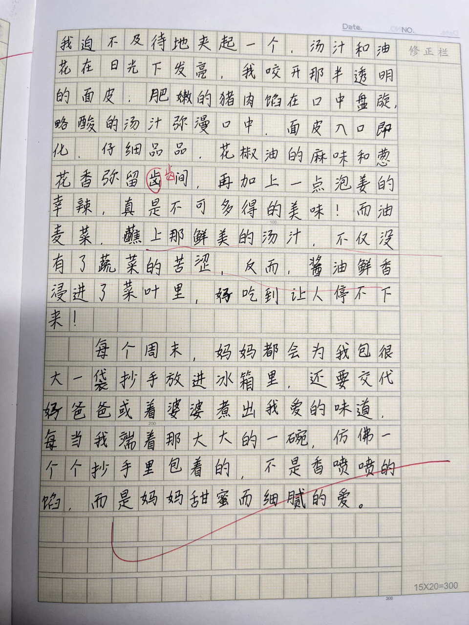 五年级下册周记