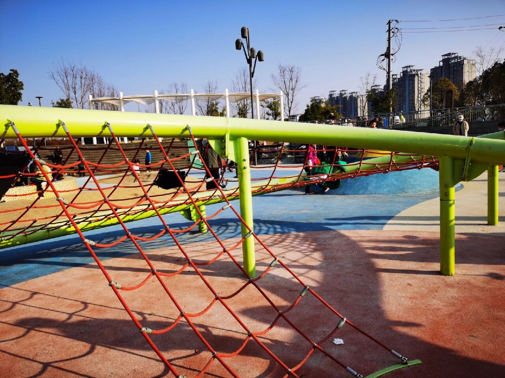 南京江宁周边免费无动力游乐场滨河绿地公园 这两年江宁建了不少免费