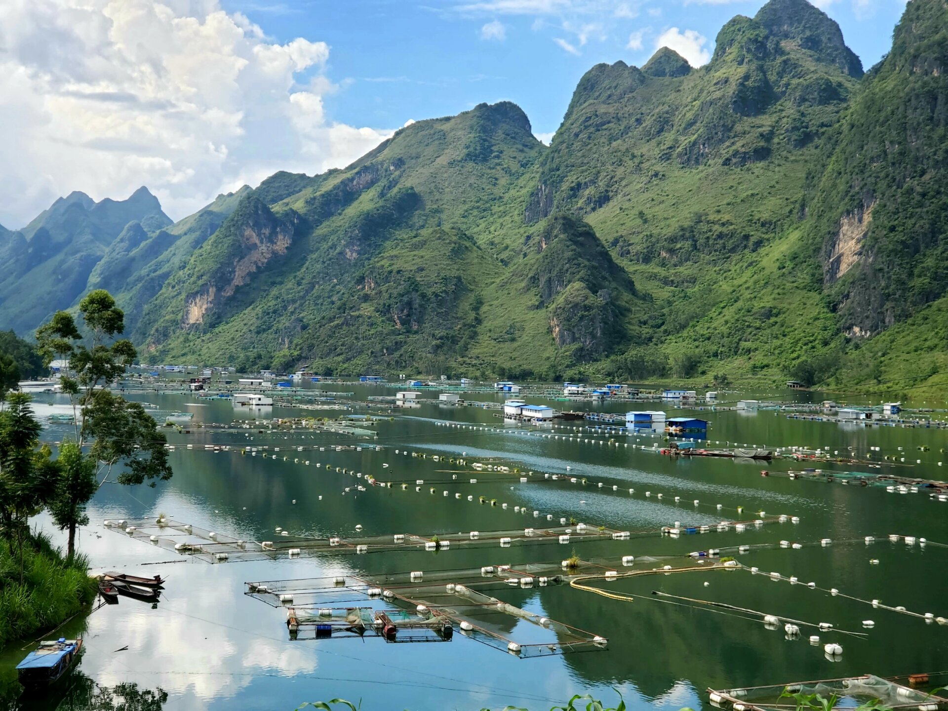 广西河池巴马—大化,赐福湖,岩滩水库 第8张有点小瑞士的感觉了,只