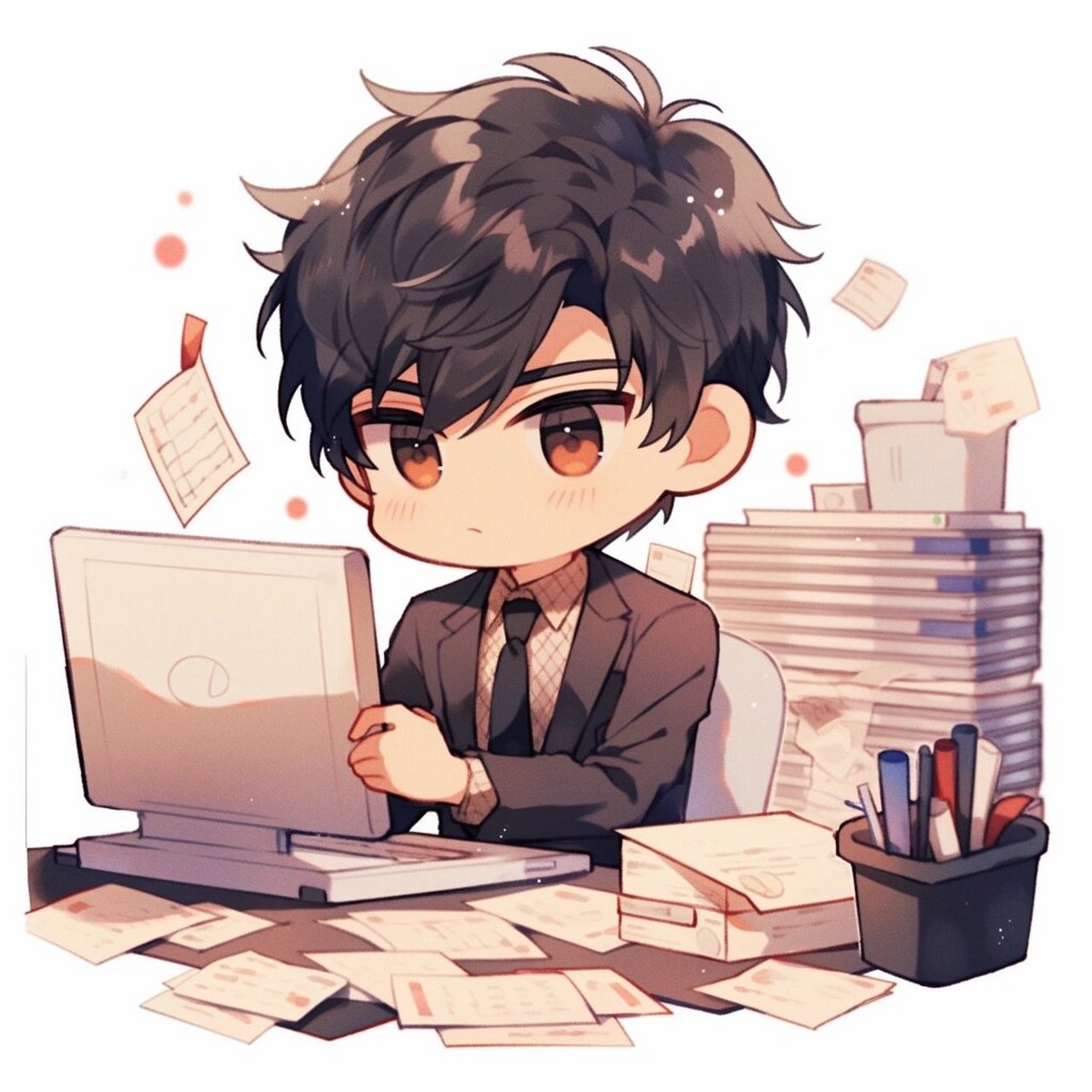 92职业头像第一弹|办公室文员|男