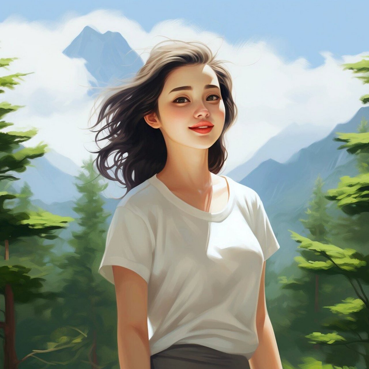 五行补木,事业好头像分享 前面发布了补水系列的高山流水,有很多姐妹