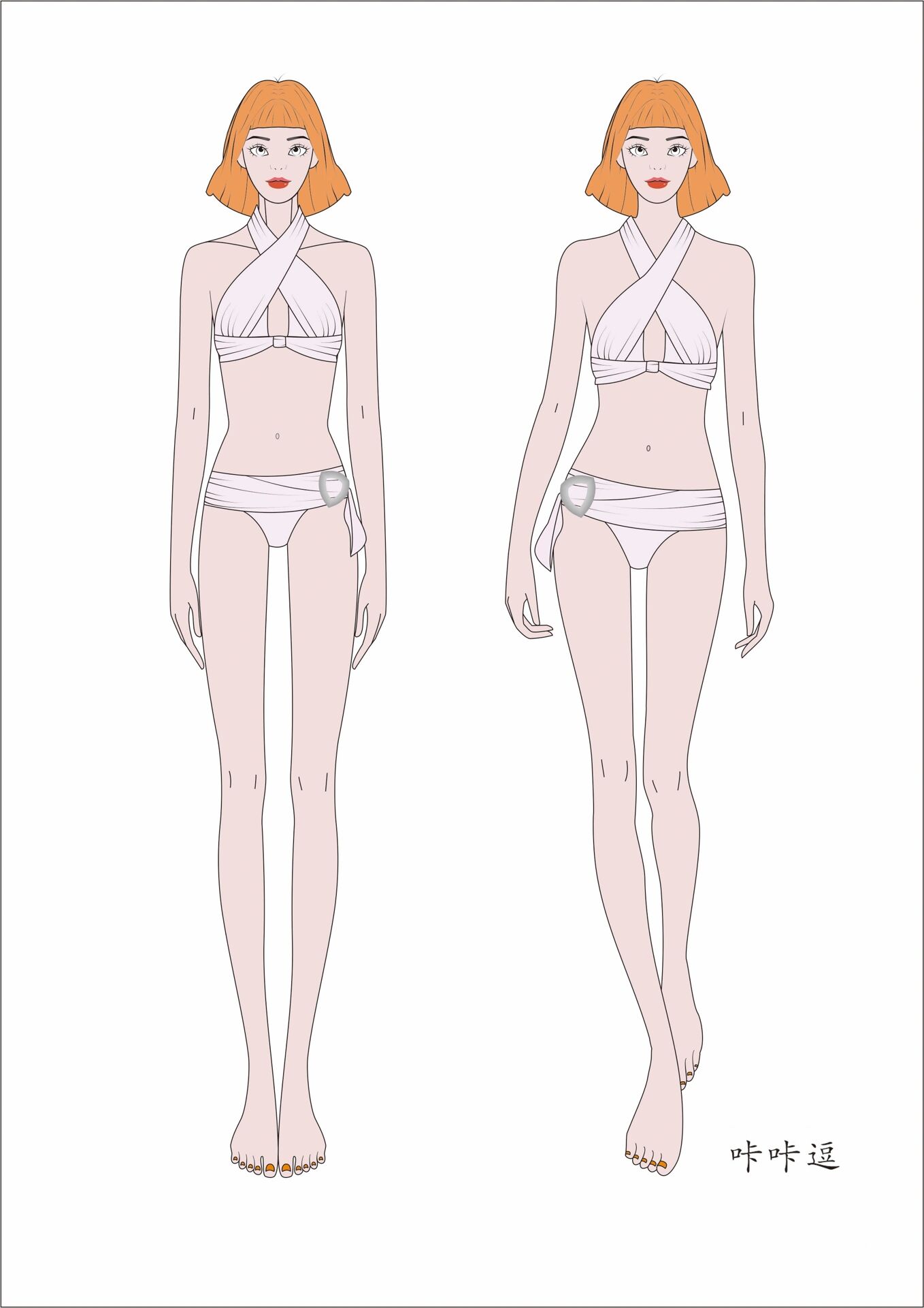 时装画 | 人体模特——「学生篇/6