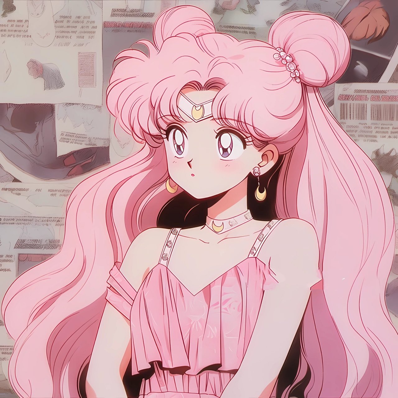 新头像的魅力| pink系水冰月(2)