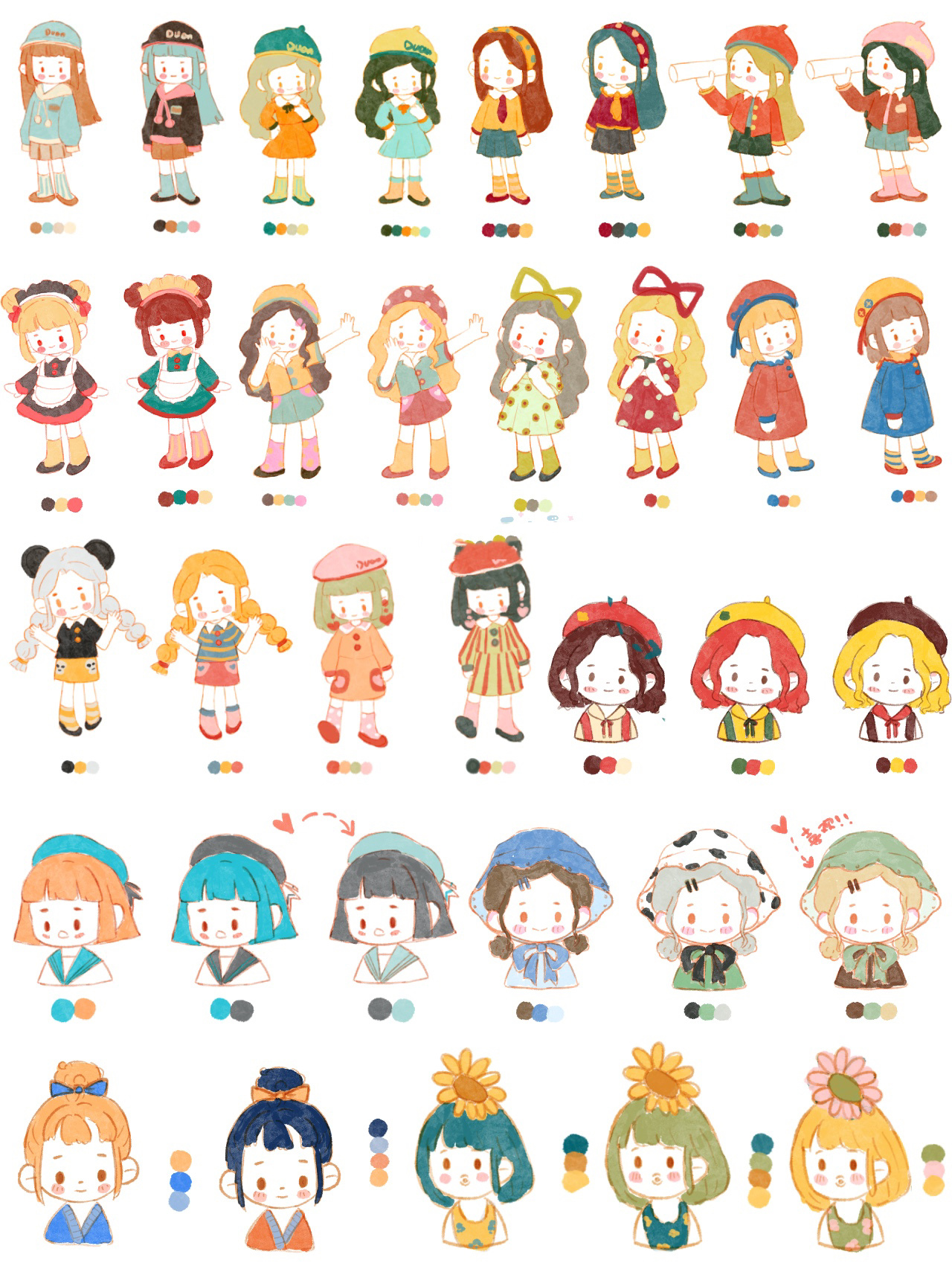 100种人物配色,我的色彩练习方法(入门版