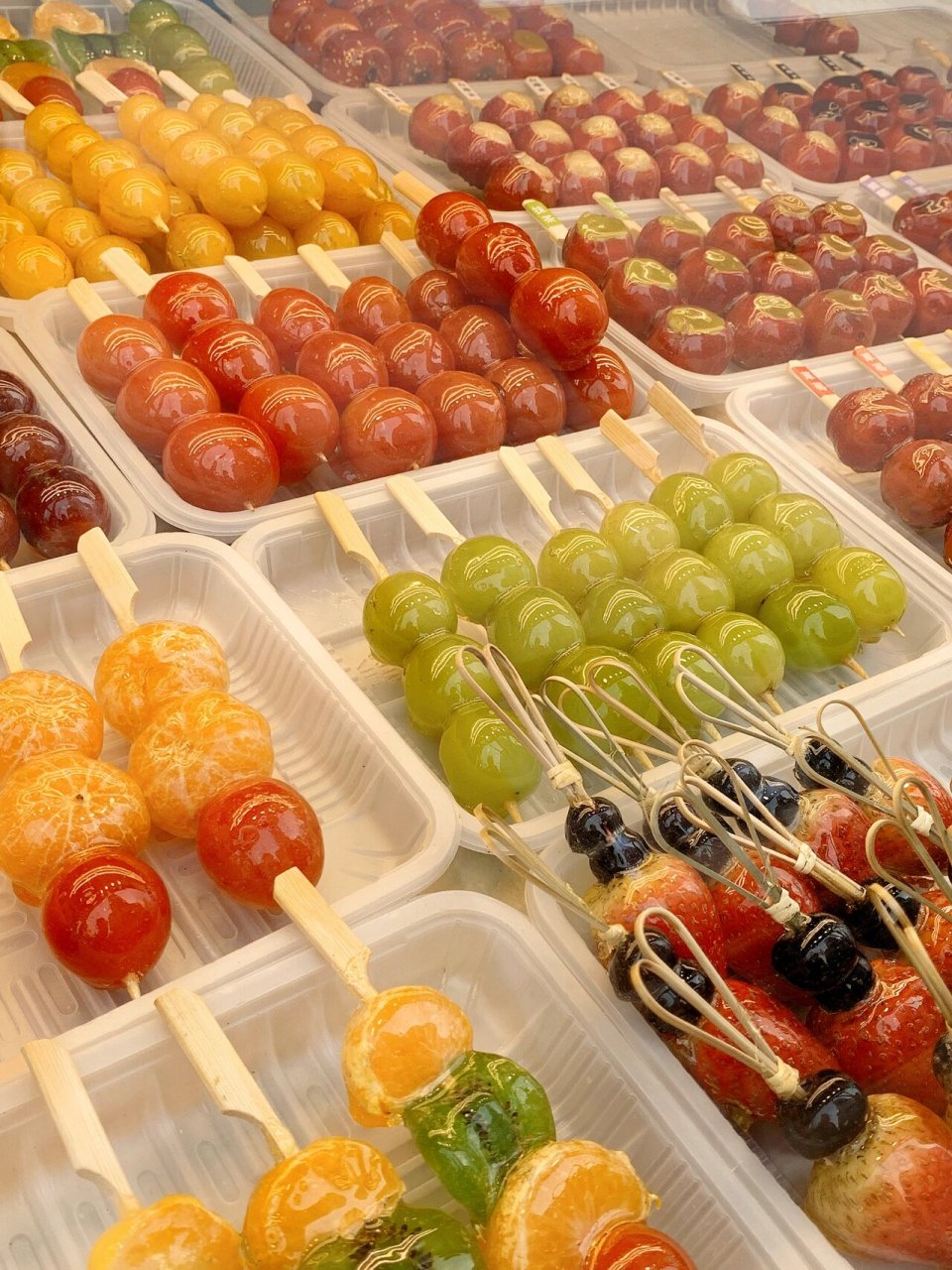 青岛种类超多的mini糖葫芦|最爱糯米夹心 老北京冰糖葫芦一整个被可爱