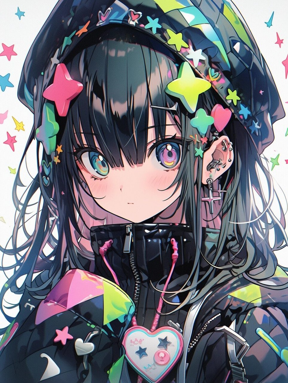 卡通头像.网瘾少女二次元头像