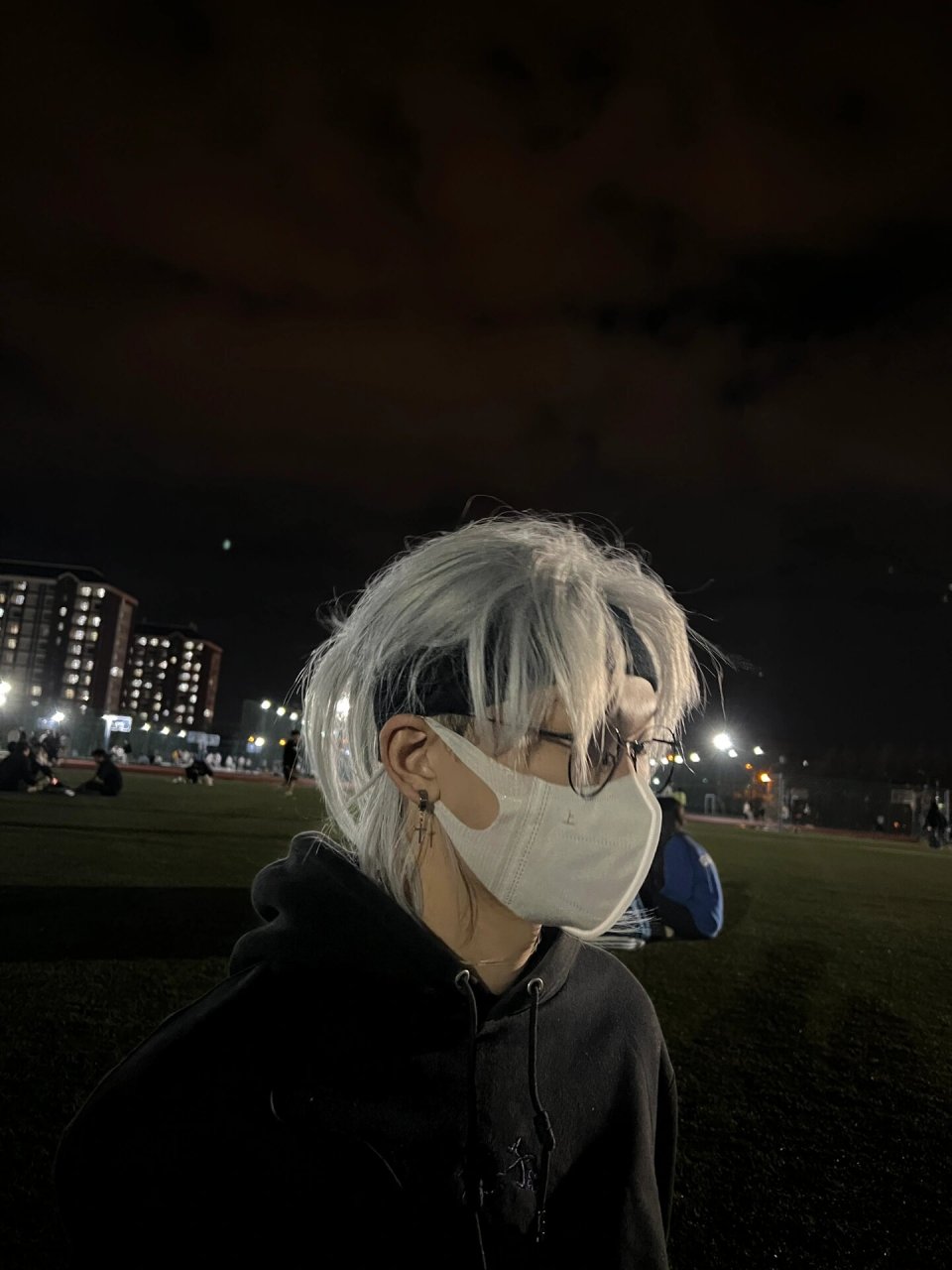 白毛半扎狼尾男大! 半扎狼尾真的是yyds!