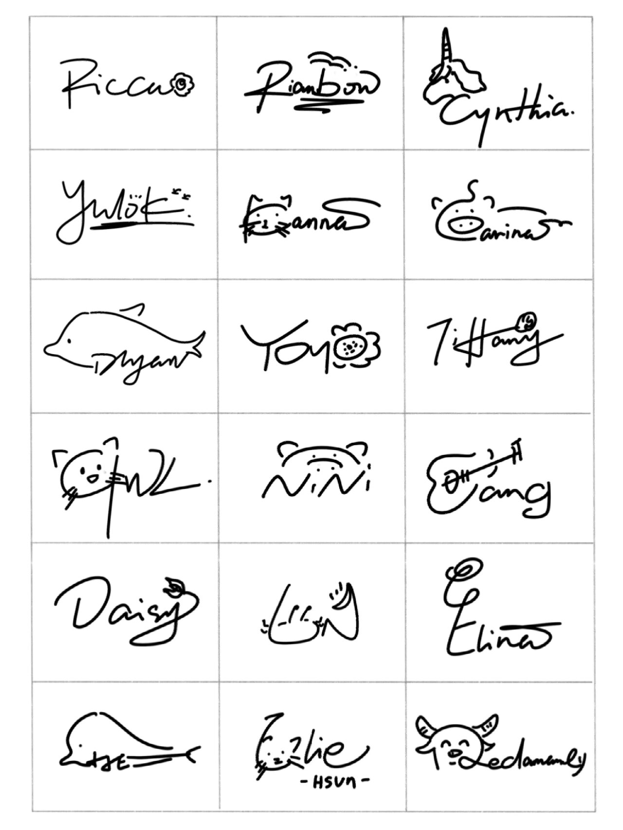 你留名我设计 免费英文签名设计看看有你么 #艺术签名设计# #个性签名