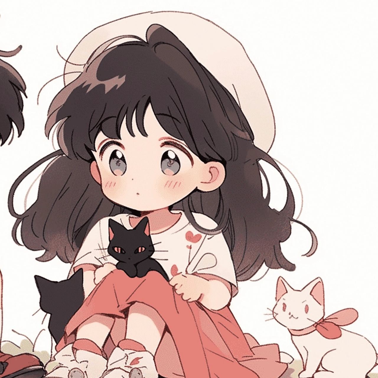 可爱猫系情头|情侣头像 今天是猫系情侣