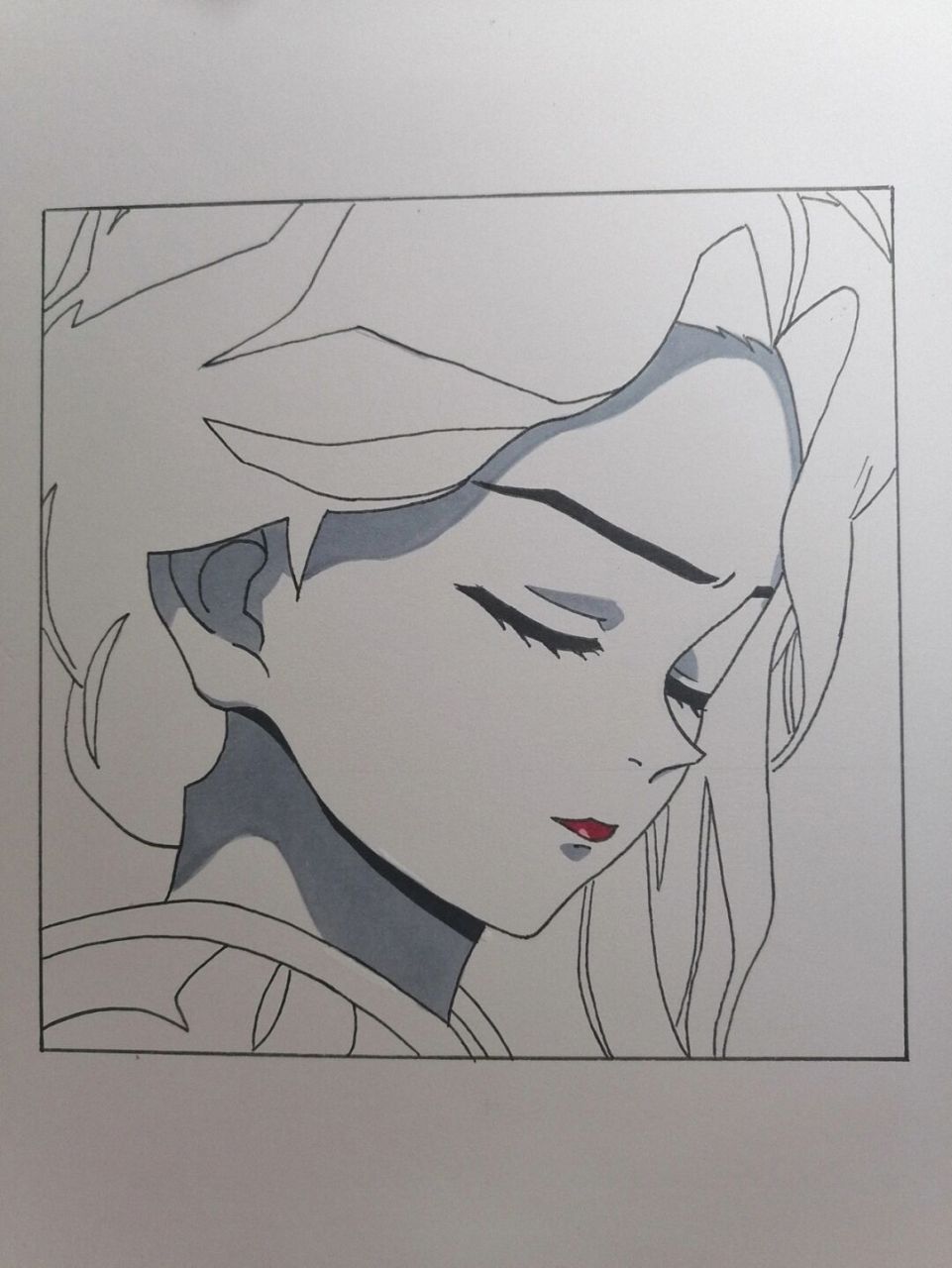 珠世小姐过程 #鬼灭之刃# #手绘教程# #珠世# 最美不过珠世小姐