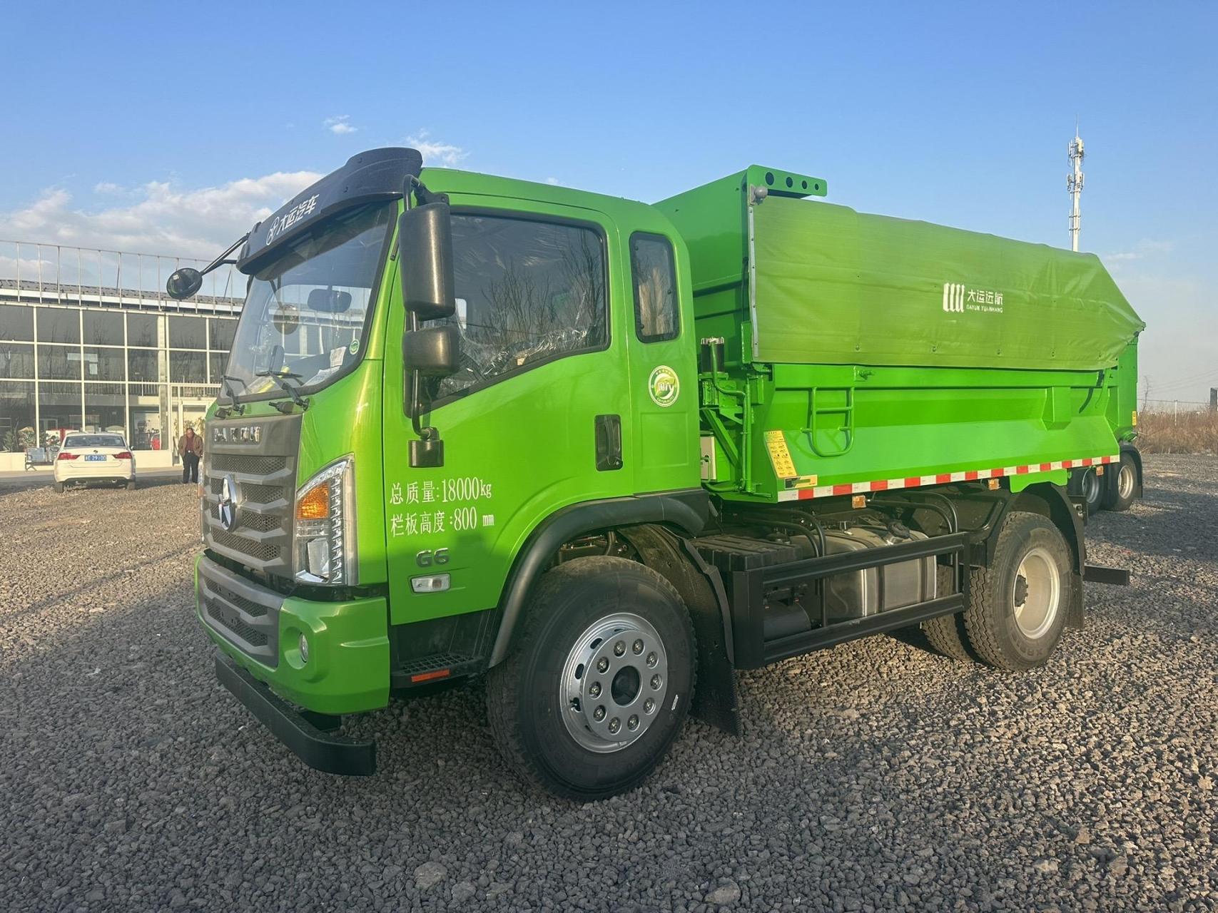 湖北大运  g6自卸车.g6.180马力玉柴发动机,法士特10档变速箱,3.