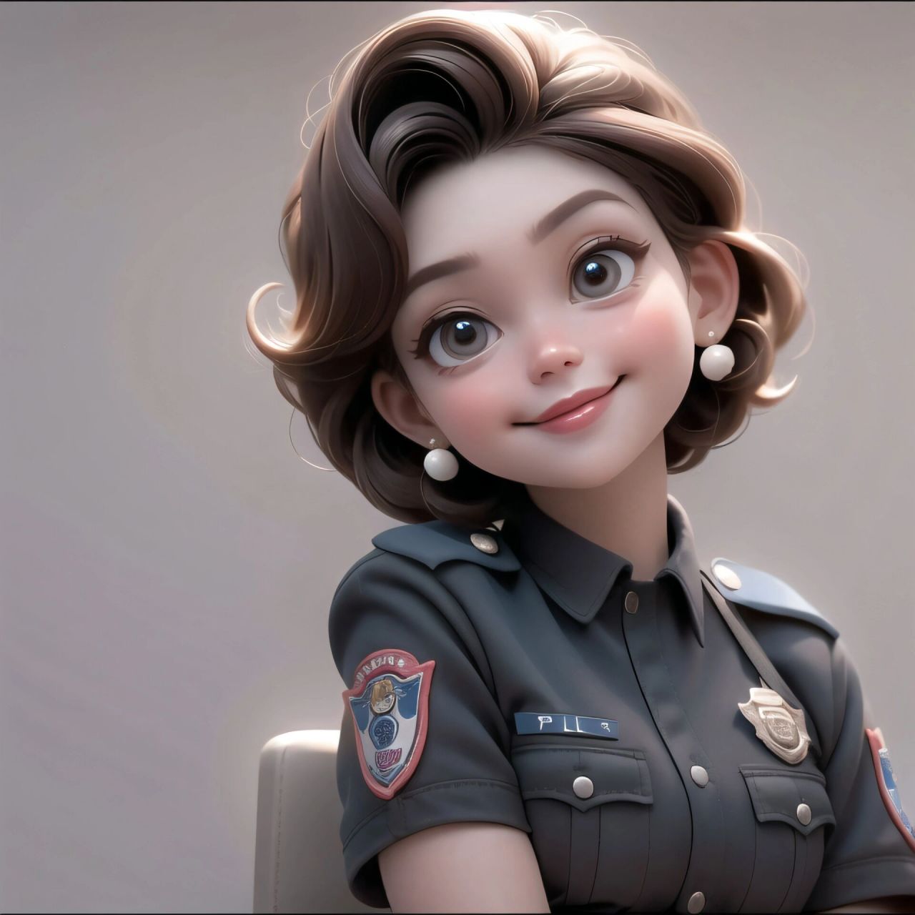 正装,职业装系列,迪士尼公主94风格女生头像