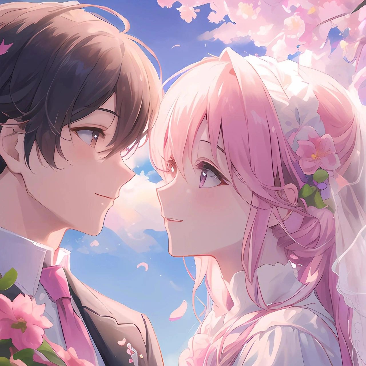 情人节2|唯美烂漫动漫头像|甜甜的恋爱