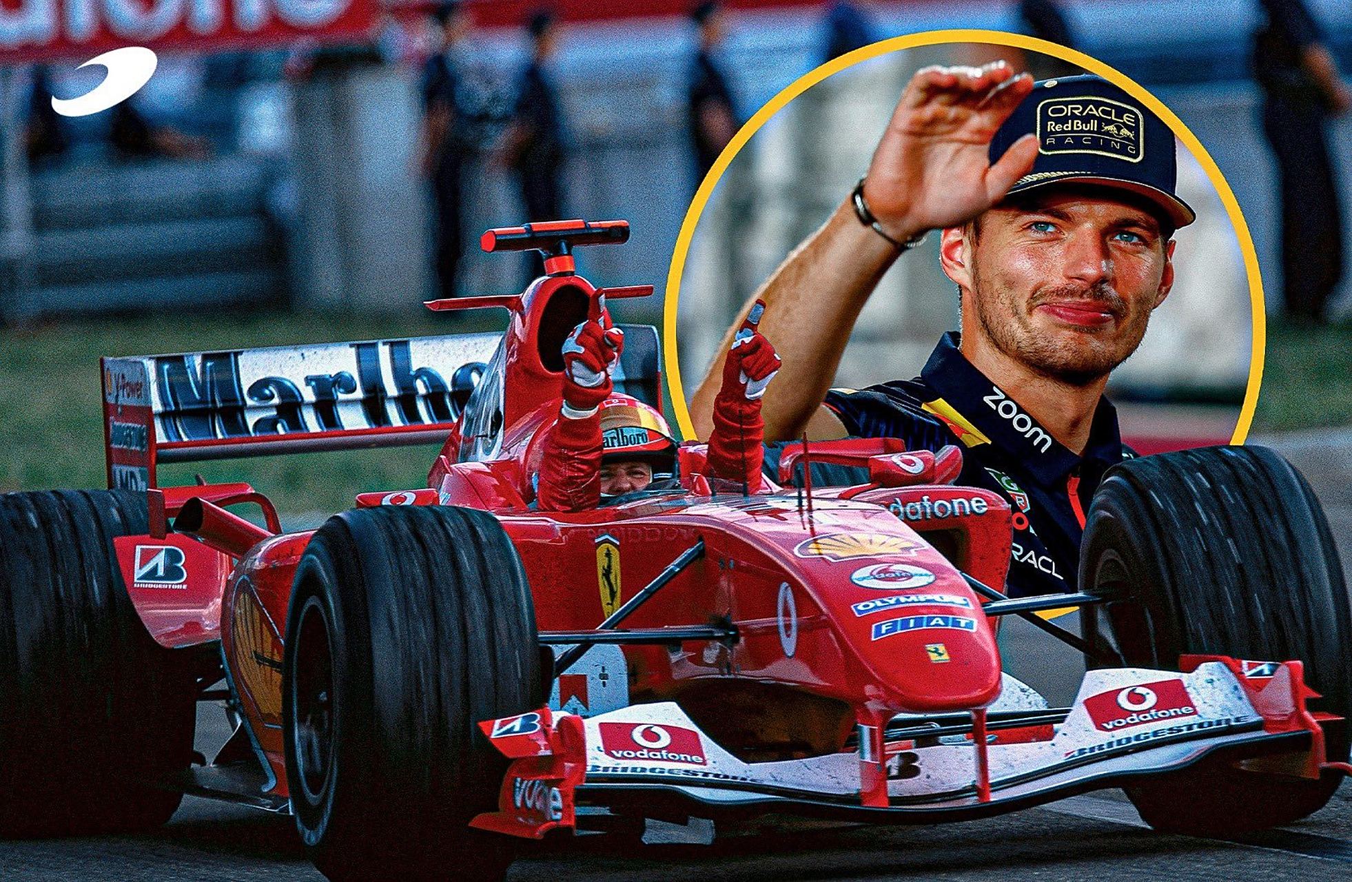 f1 维斯塔潘想要购买舒马赫的法拉利f2004  9115:"我希望我的车库