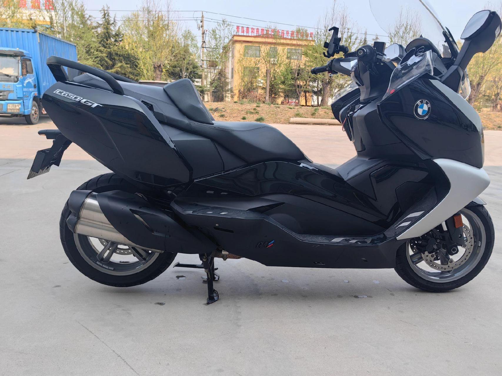 摩托车 宝马c650gt 自用车:18年9月宝马双缸旅行大踏板,宝马c650gt