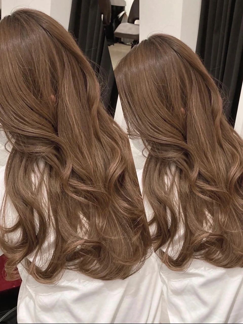 在这种冷色系的发色衬托下会很显气质还很显白 阳光下会更好看~～吸