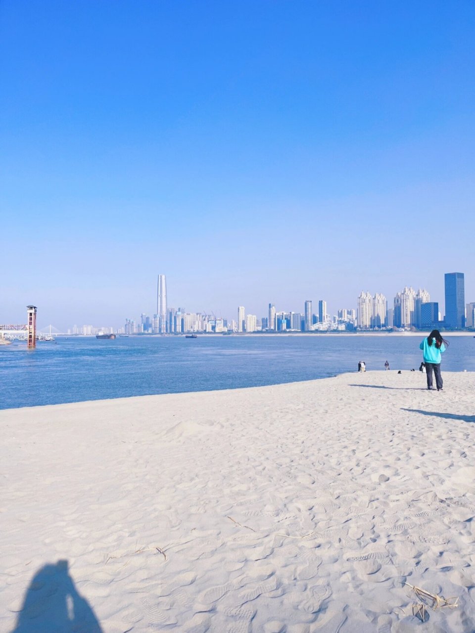 武汉拍照98一起去海边吧 附详细地址 99南岸嘴江滩公园,真的太