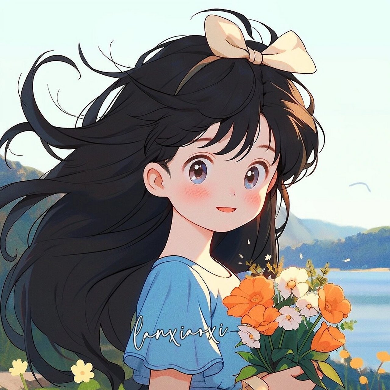 女生头像|可爱头像|公主头像 #小红书自带滤镜#   捧花见面是最浪漫的