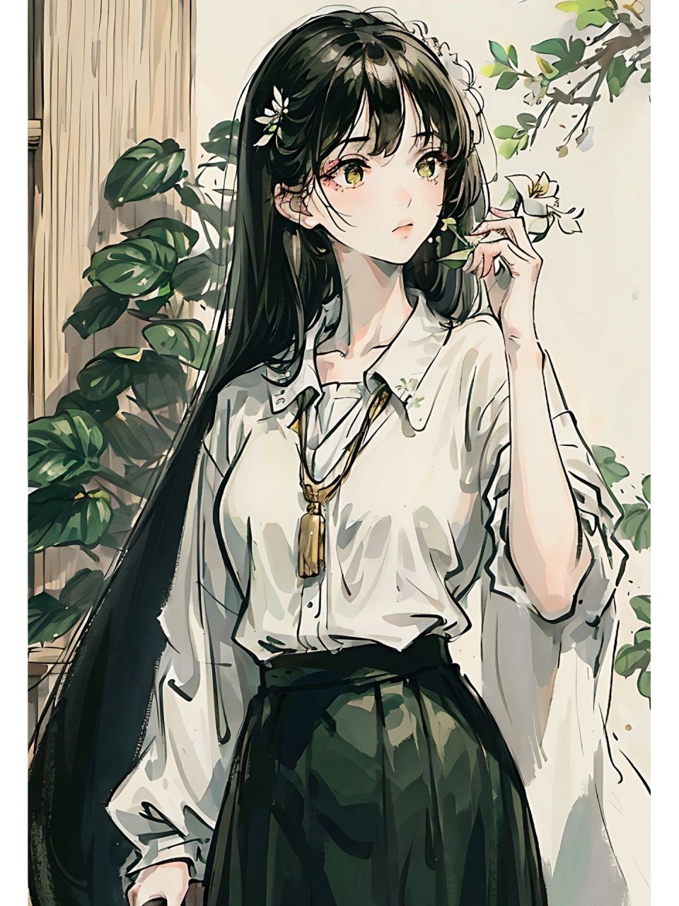 少女头像壁纸 第二波已更新,请看新笔记偶然试出了一个绝美的画风和一