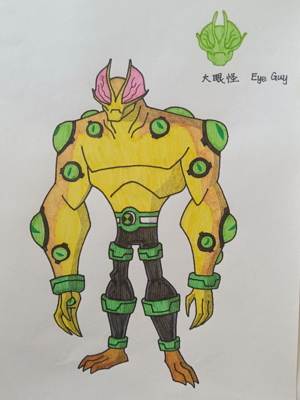 ben10全面进化外星英雄介绍(19) 大眼怪/百眼怪 英文名:eye guy,词源"