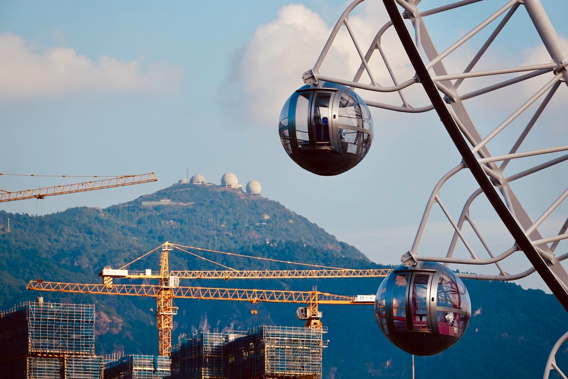 福州晋安湖摩天轮最近新晋为网红打卡地