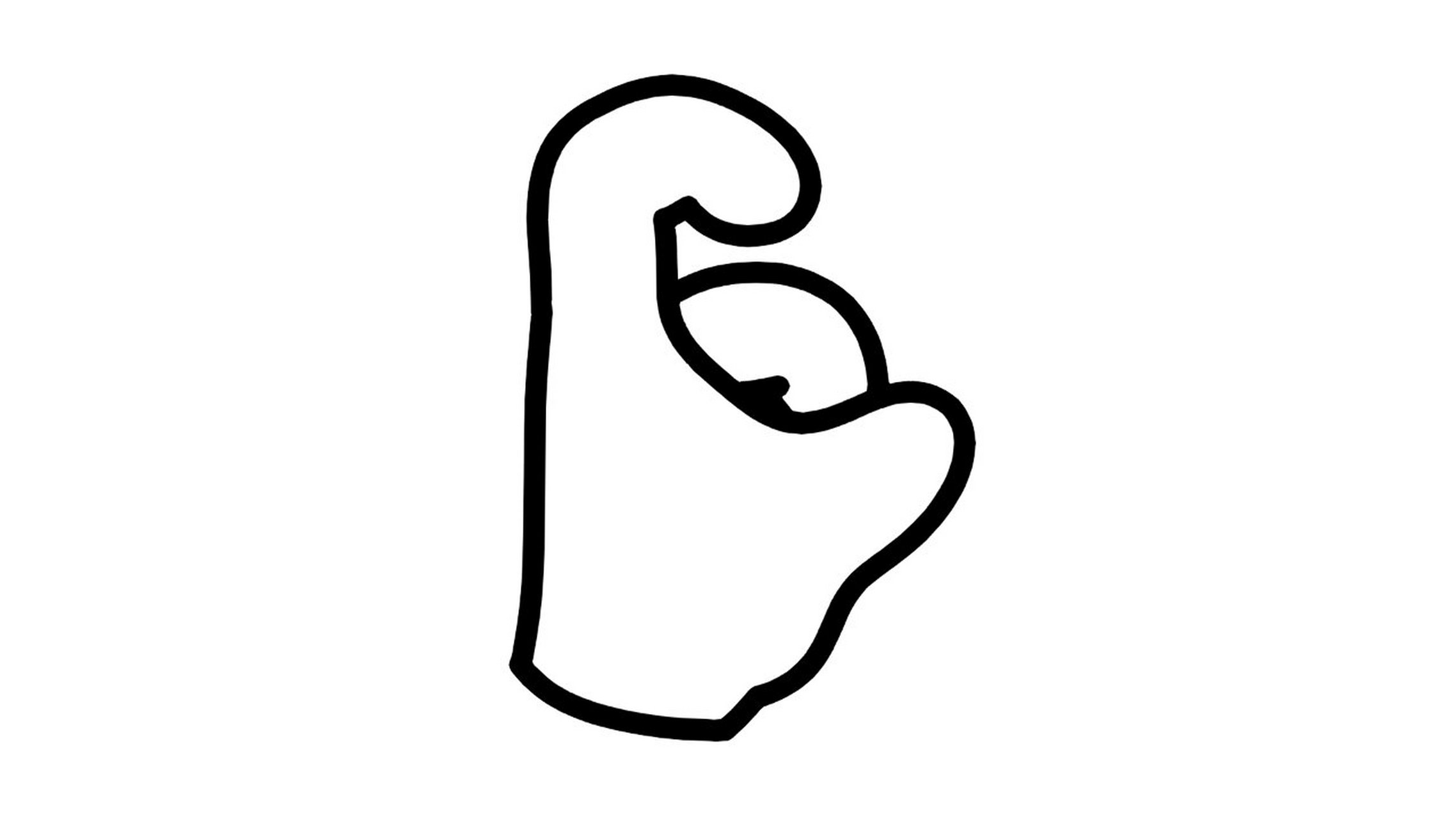 【简笔画素材分享24】不同手势代表的数字 分享9款数字手势高清线稿