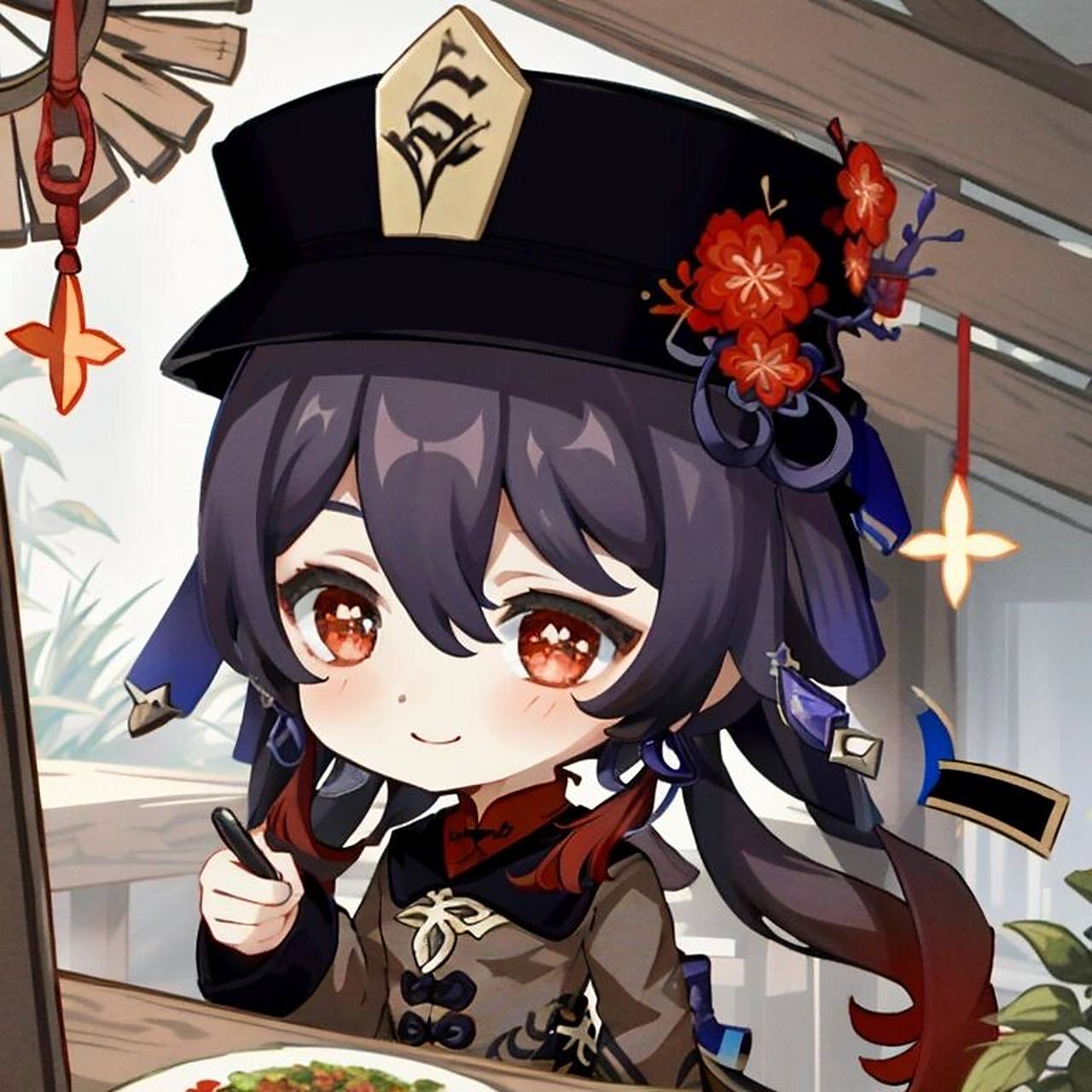 原神q版头像⑨:胡桃