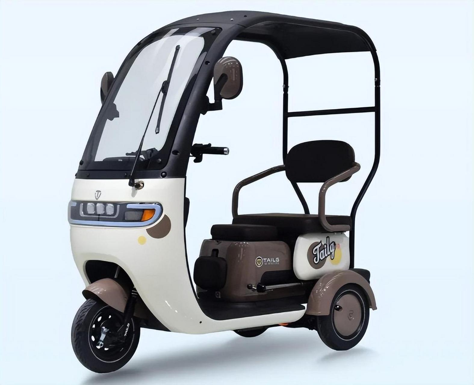 台铃发布第2代休闲电动三轮车,标配雨篷,多种骑行模式,防溜坡 台铃 x4