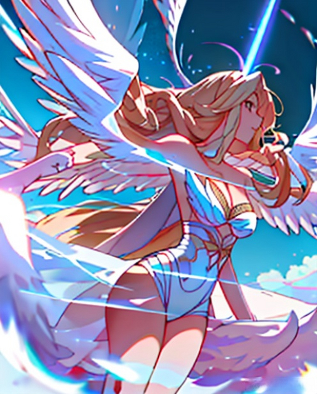 动漫美图超话#动漫壁纸# 天使