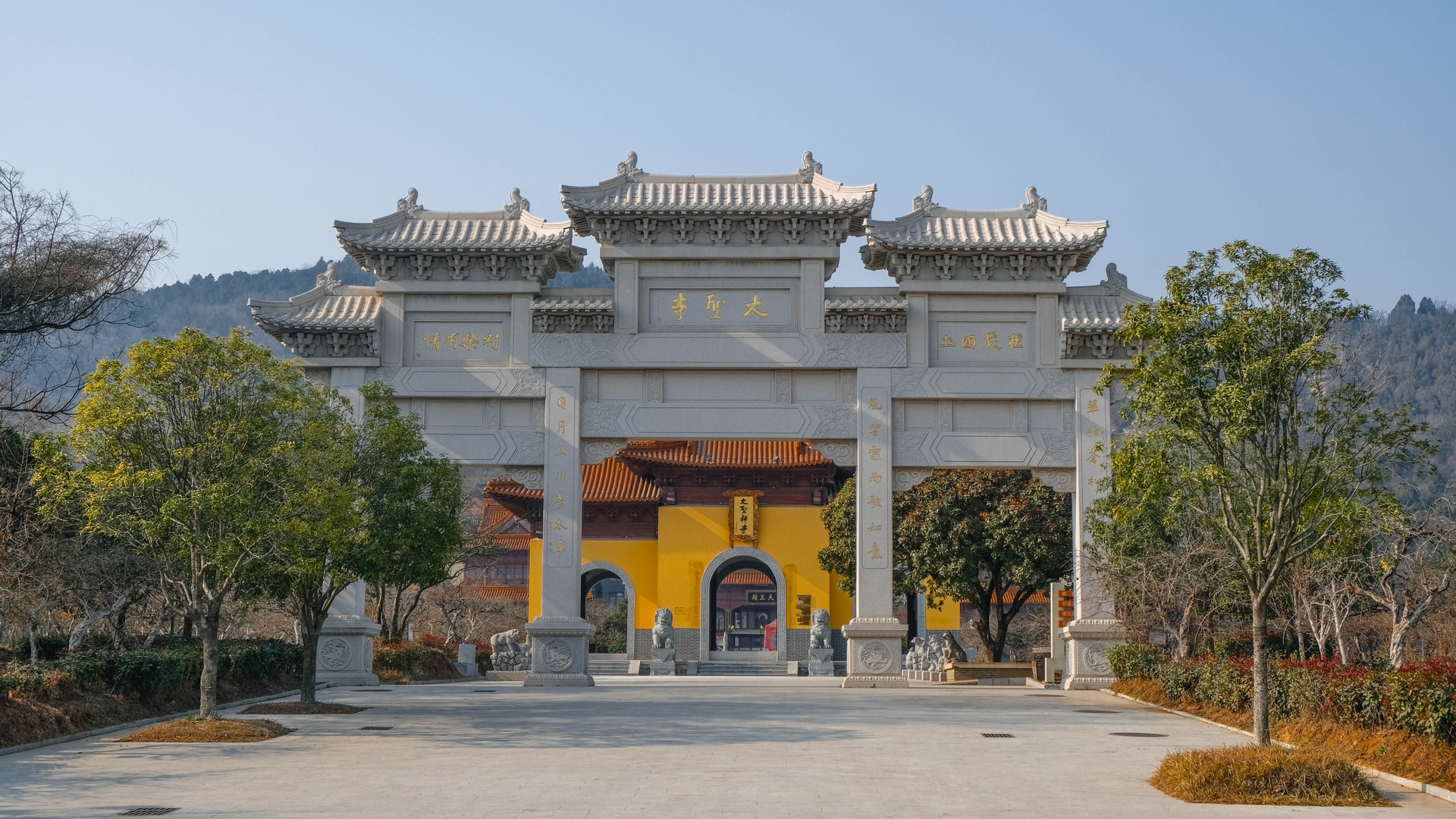 怀远县-大圣寺 大圣寺位于怀远县荆涂大桥西不远处, 国家3a级旅游景区