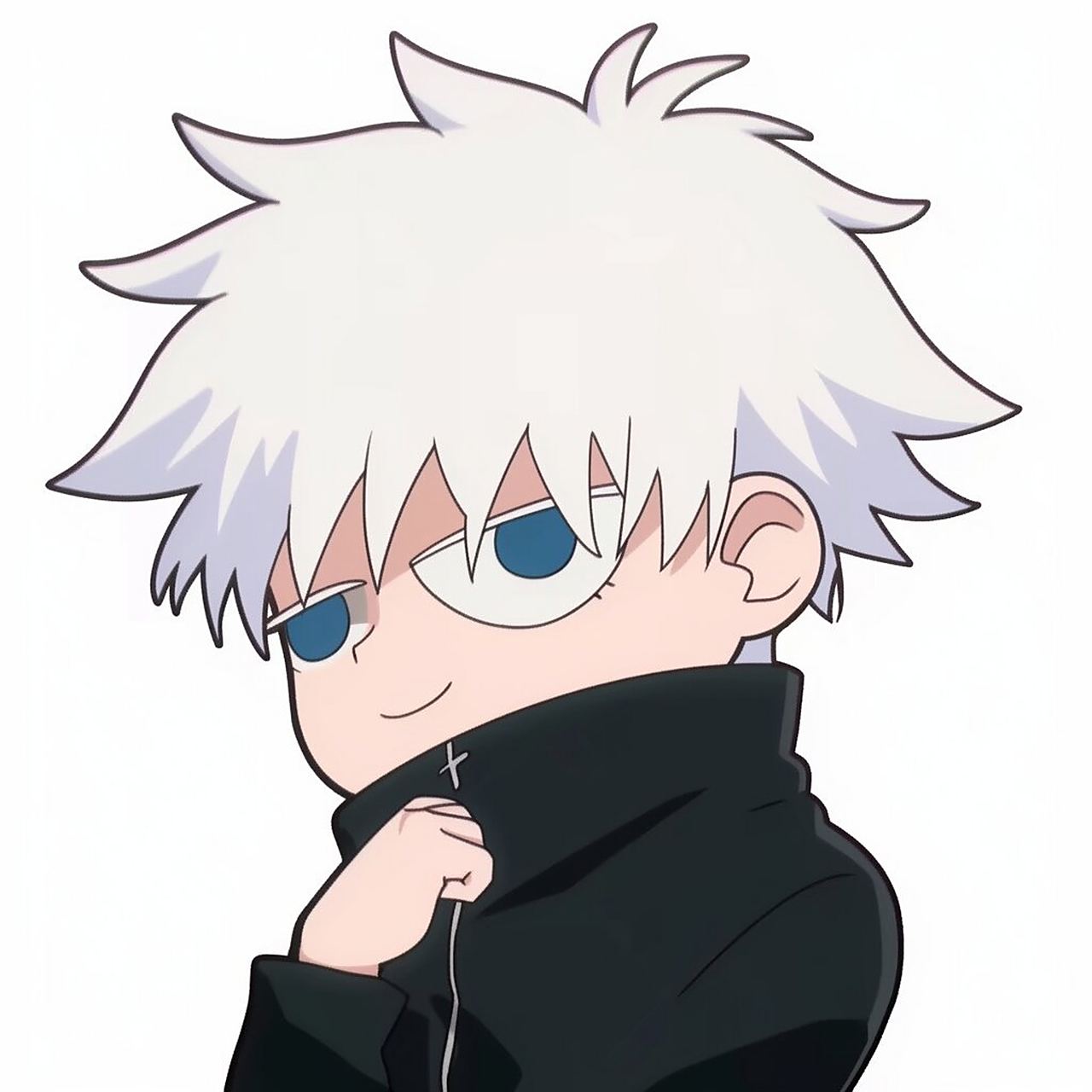 midjourney头像|咒术回战 五条悟老师q版头像一组