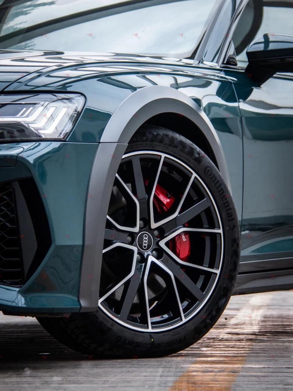 奥迪a6 allroad(c8)改装 rs款前包围 原厂20寸轮毂 卡钳烤漆 360全景