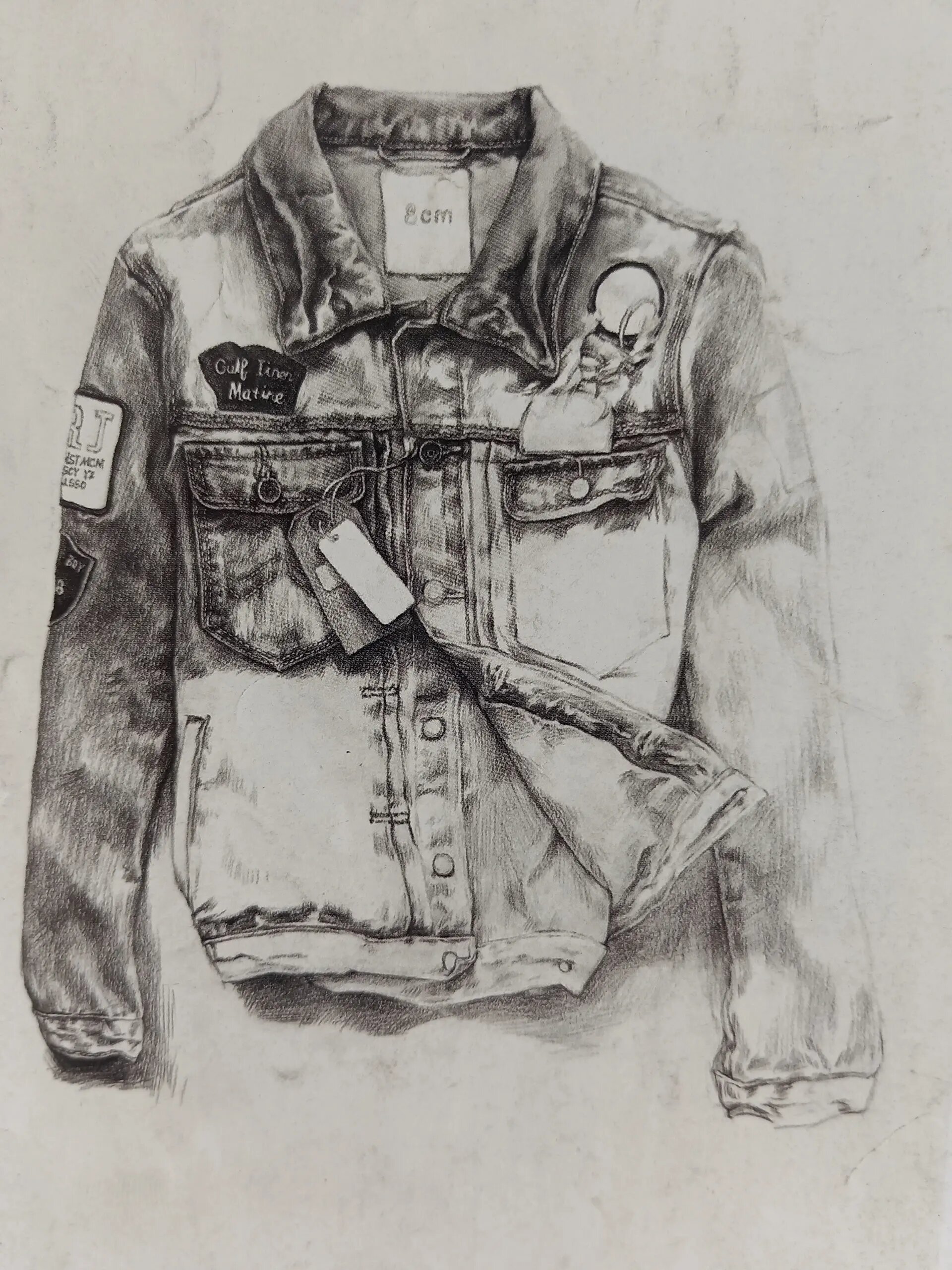 精微素描 衣服