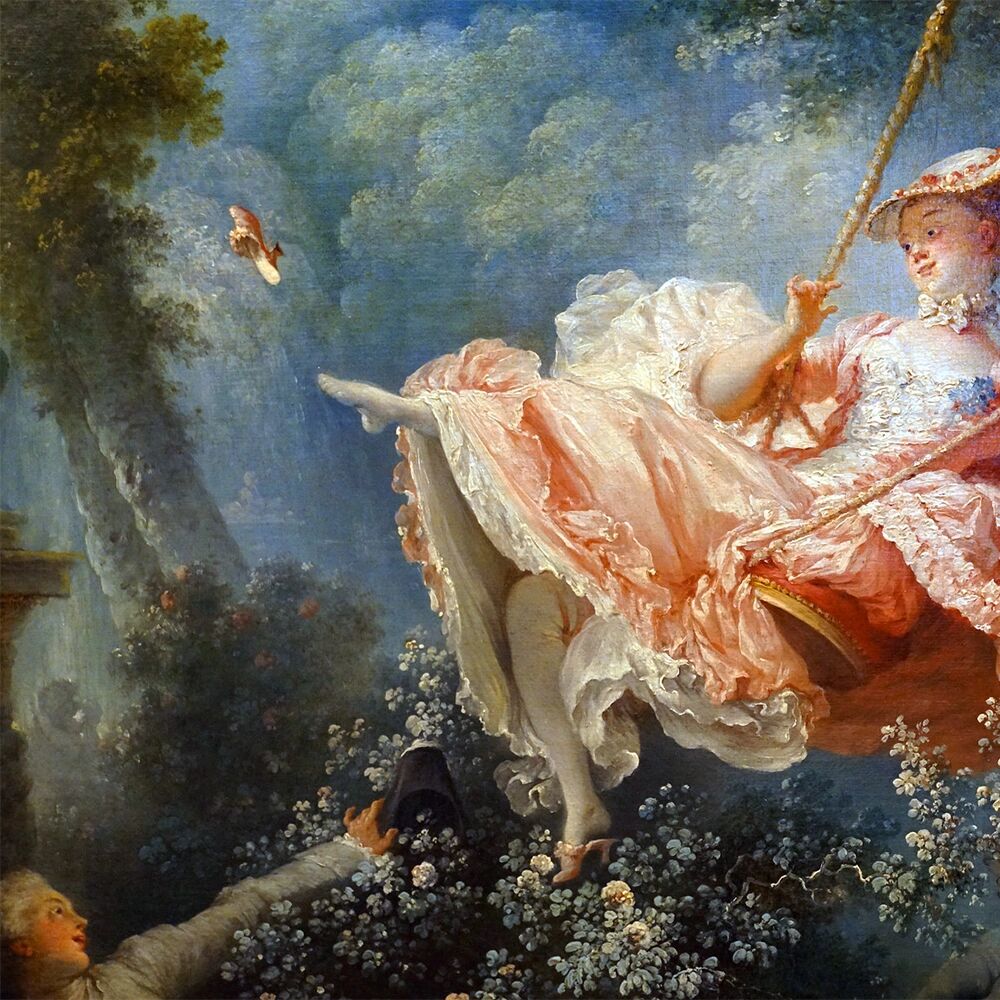 一只秋千荡出的世界名画96